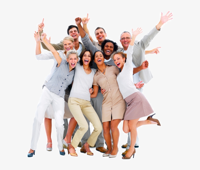 Diverse and energetic Independa team celebrating together — join us and make a difference in senior care