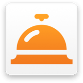 Call Button icon — service bell on orange background